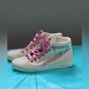 Vintage Havana Carbonite Natural Denim Green Size 7